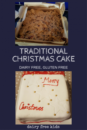 Traditional Christmas Cake Dairy Free Gluten Free