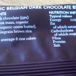 Kallo Belgian Dark Chocolate Rice Cakes Ingredients