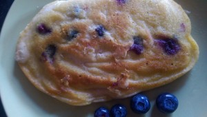 American Style Blueberry Pancakes