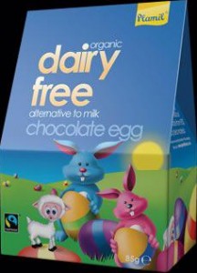 Plamil dairy free alternative to milk chocolate egg