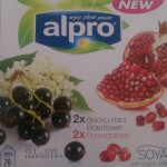 Alpro Blackcurrant & Elderflower and Pomegranate