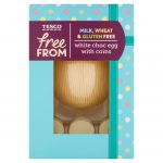 Tesco Free From white choc egg with coins