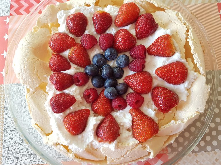 Summer Berry Pavlova Recipe - dairy free kids