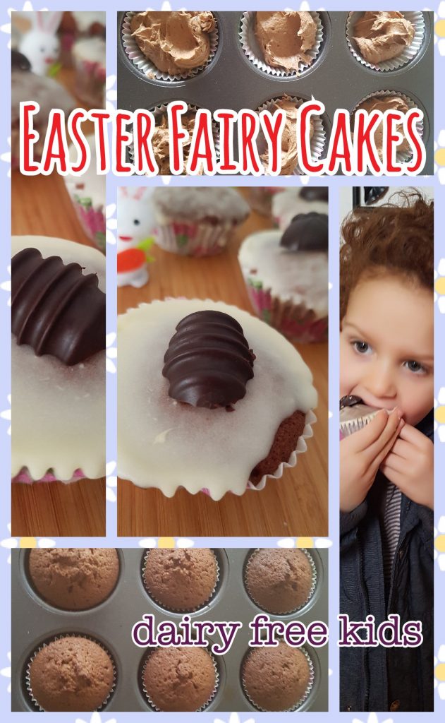 Easter Fairy Cakes dairy free kids