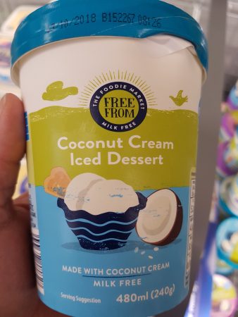 Coconut Cream Iced Dessert