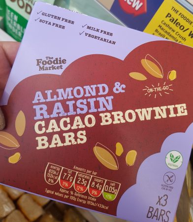 Almond Raisin Cacao Brownies