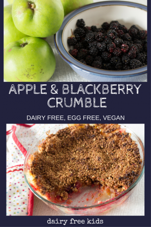 Apple and Blackberry Crumble