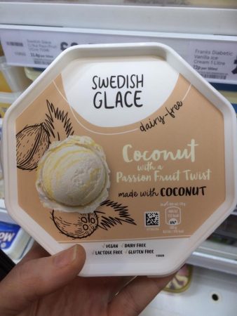 Swedish Glace Coconu with Passion Fruit Twist Dairy free product watch