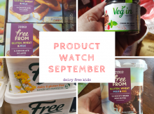 Dairy Free Product Watch September